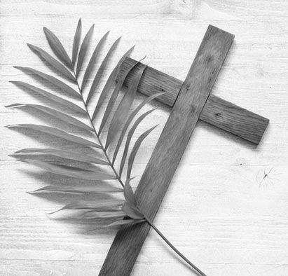 obit cross b&w